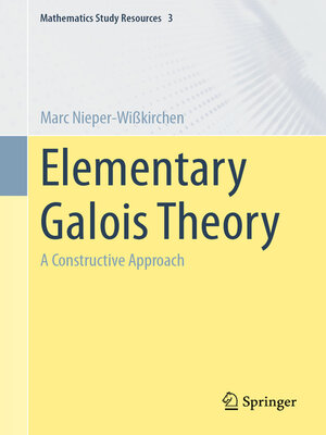 cover image of Elementary Galois Theory